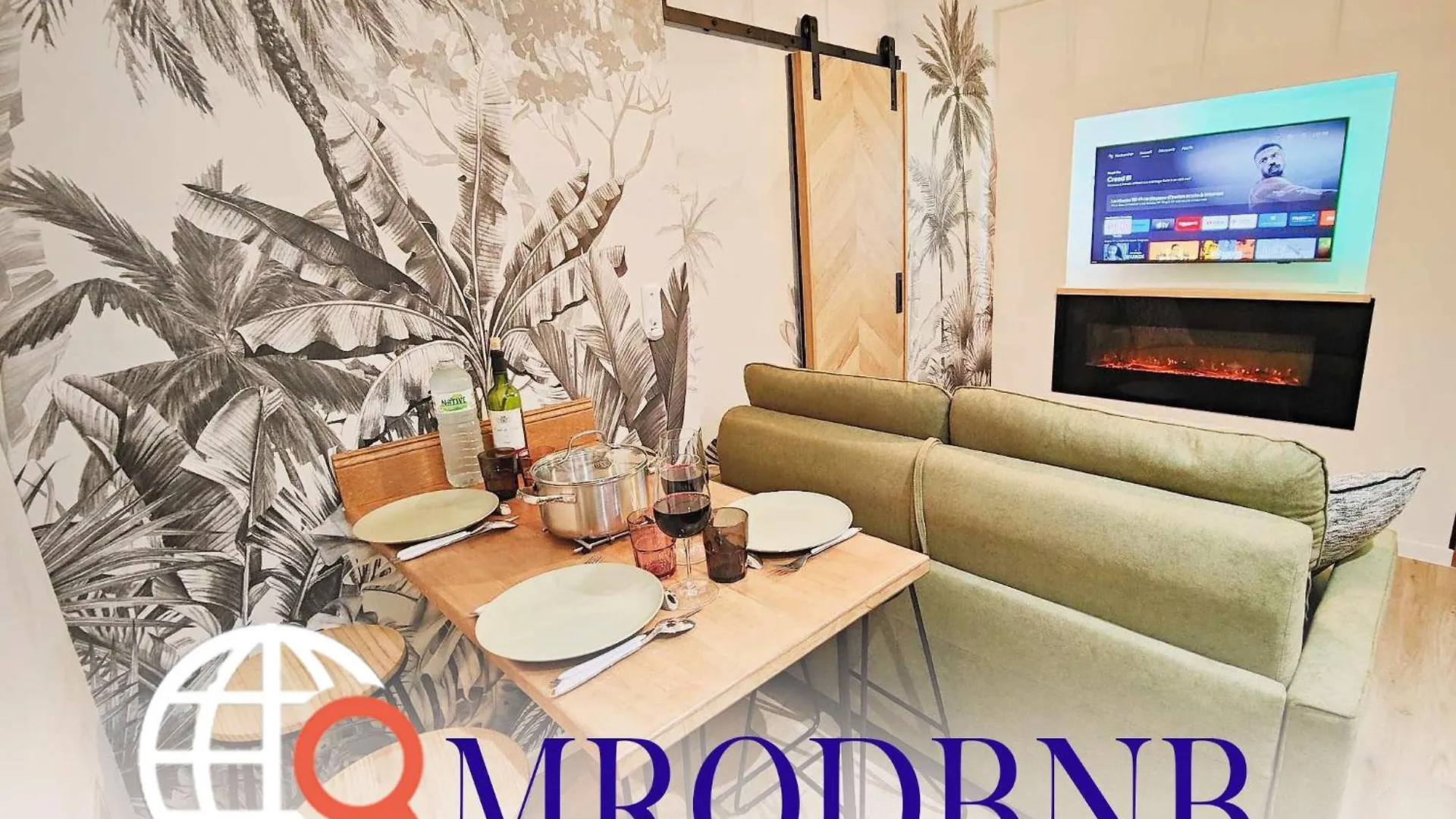 La Belle Mer By Mrodbnb - Appart Neuf - Apercu Mer - 25M Plage & Resto - Cine - Cheminee - Popcorn Cancale